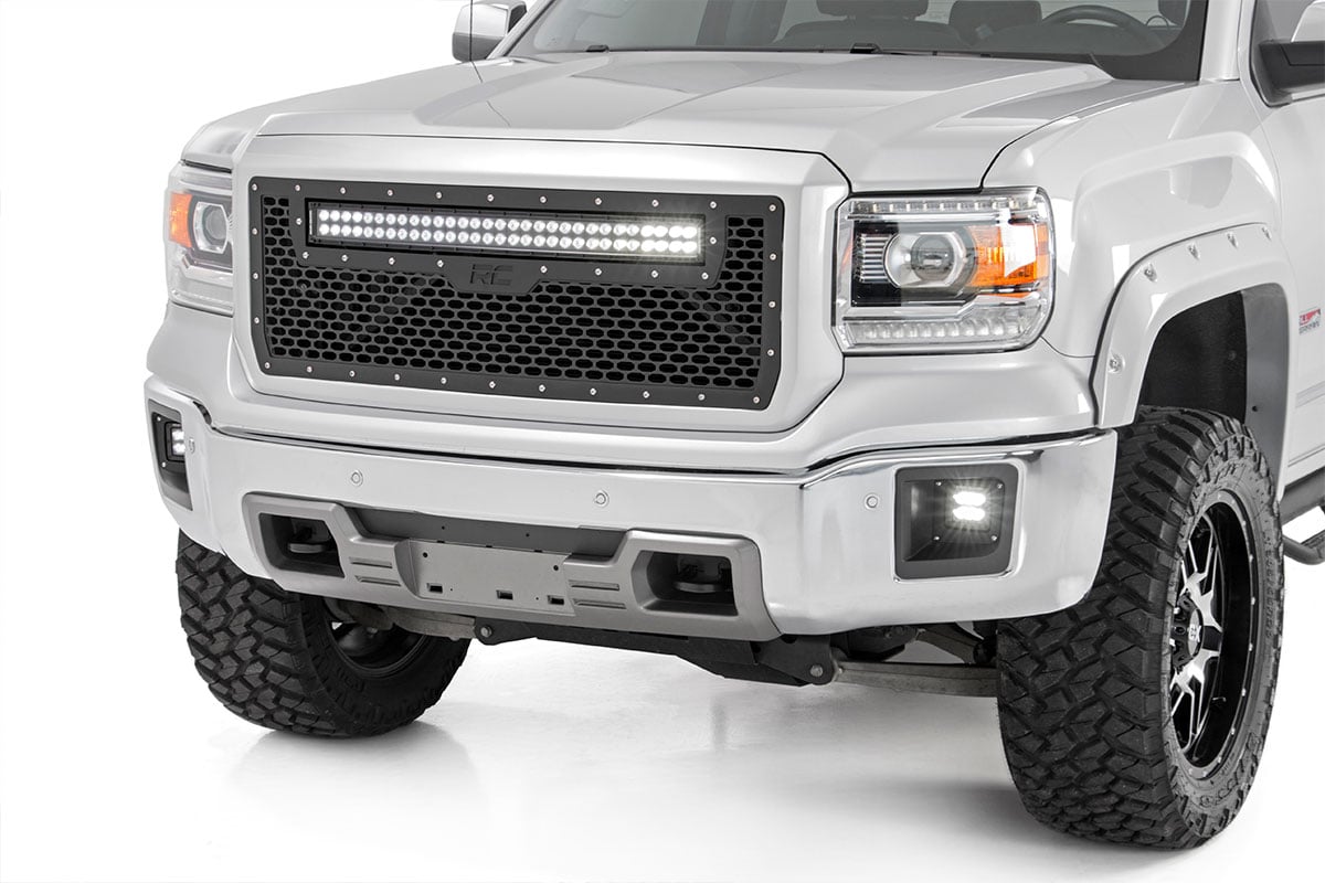 30 Inch Black Series LED Light Bar | Curved | Dual Row | Amber DRL by Rough Country