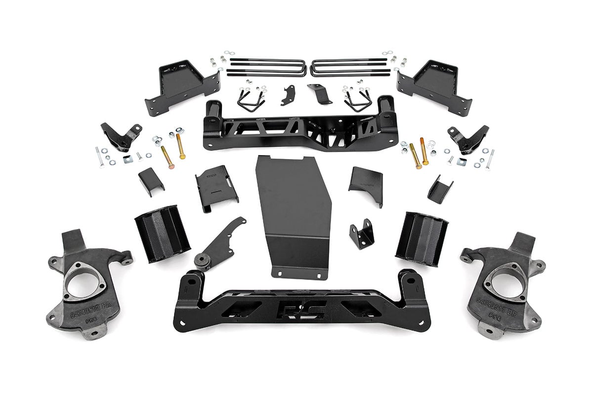 6 Inch Lift Kit | Magneride | Alum/Stamp Steel | GMC Sierra 1500 Denali (14-18) by Rough Country
