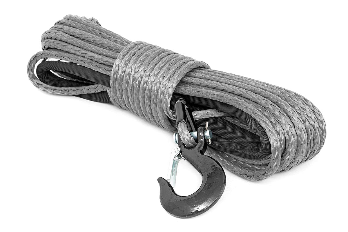 Synthetic Rope | 3/8 Inch | 85 Ft Length | Gray by Rough Country