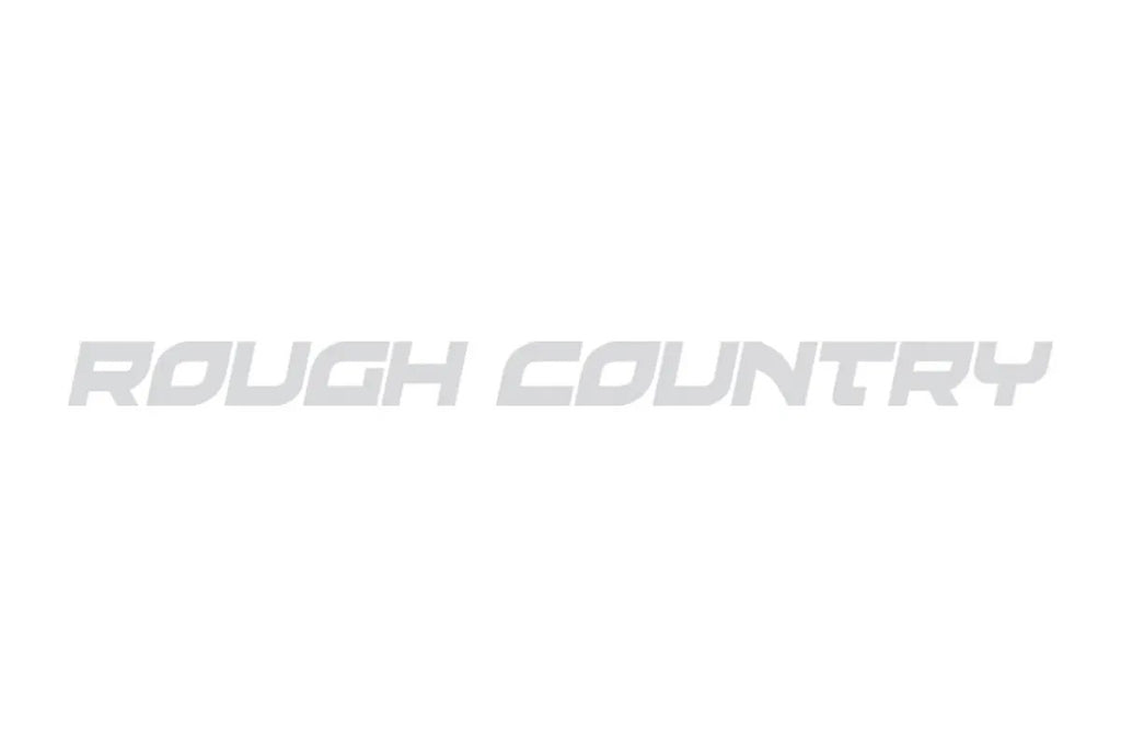Rough Country Decal | 1/2 Inch x 8 Inch | Gray by Rough Country