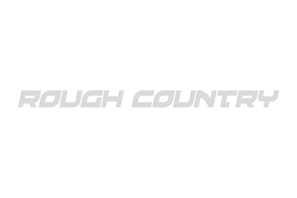 Rough Country Decal | 1/2 Inch x 8 Inch | Gray by Rough Country