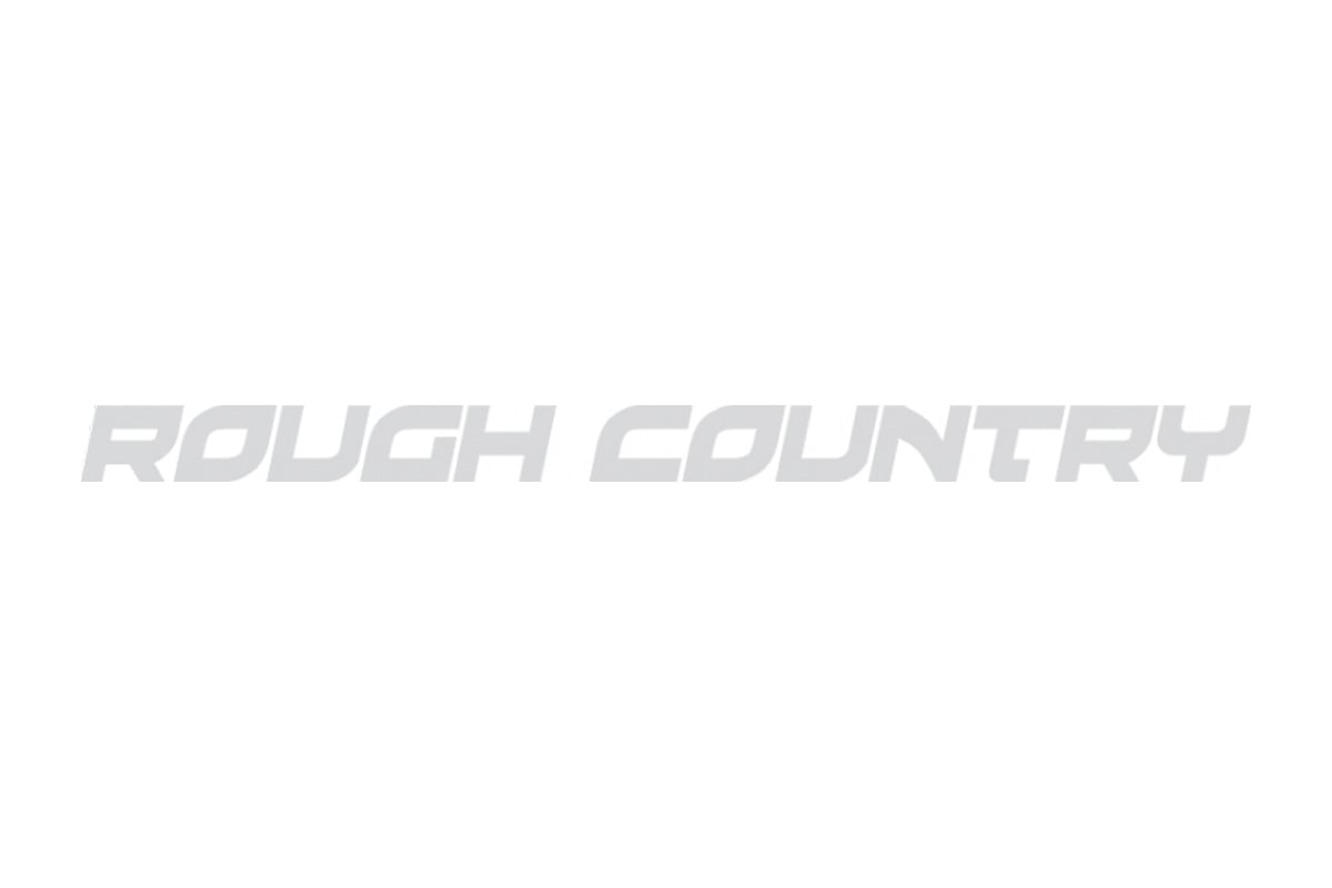 Rough Country Decal | 1/2 Inch x 8 Inch | Gray by Rough Country