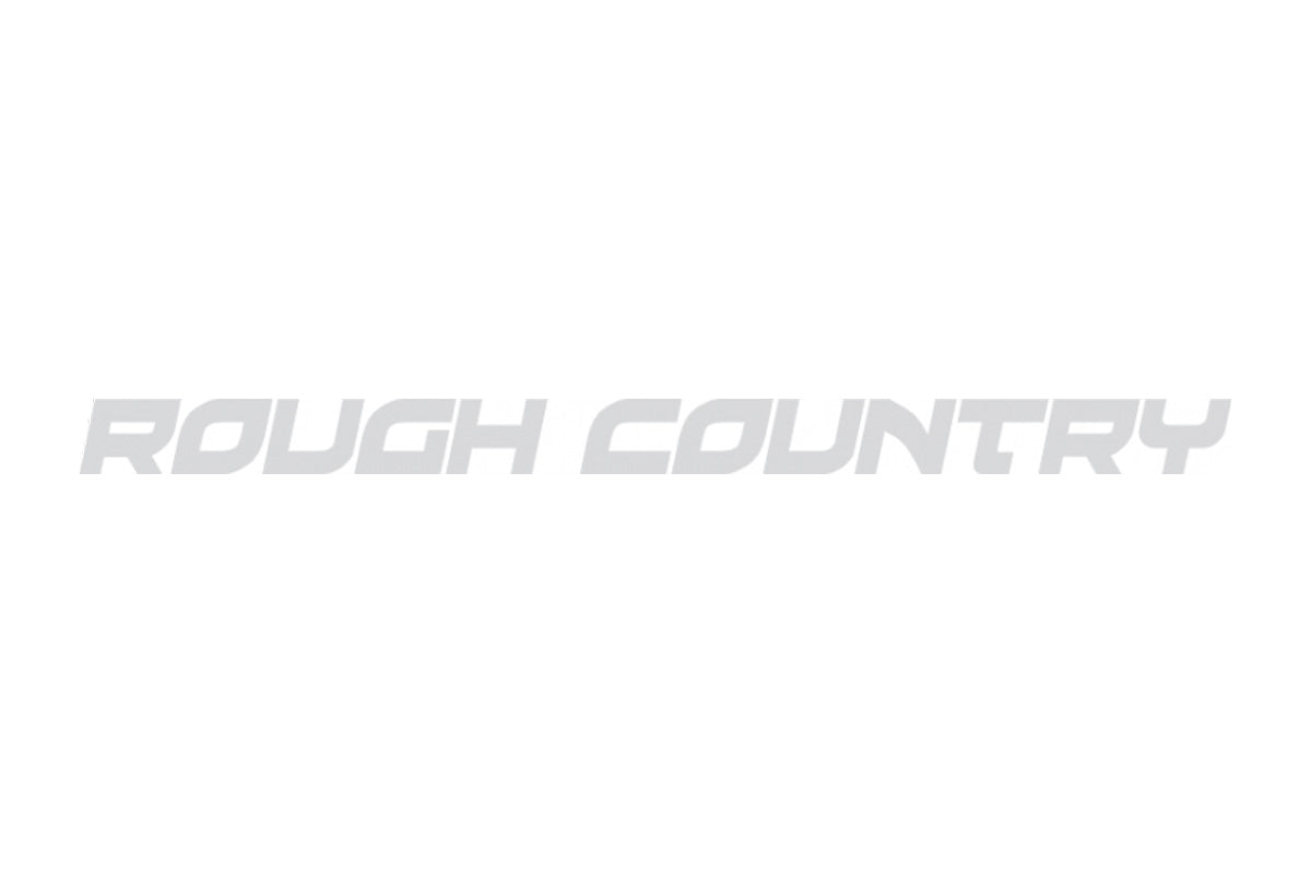 Rough Country Decal | 1/2 Inch x 8 Inch | Gray by Rough Country