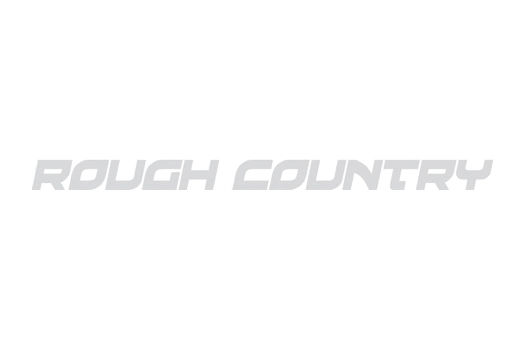 Rough Country Decal | 1/2 Inch x 8 Inch | Gray by Rough Country