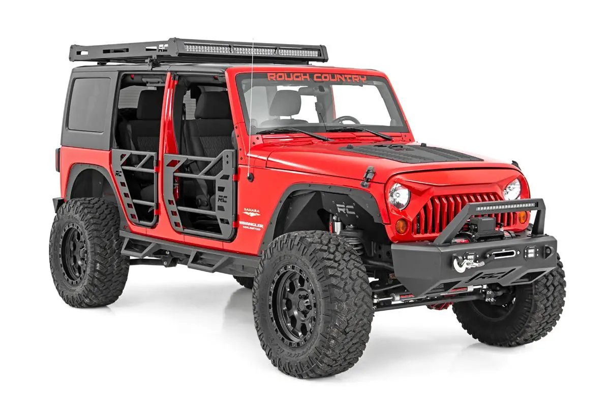 Replacement Grille | Angry Eyes | Jeep Wrangler JK/Wrangler Unlimited (07-18) by Rough Country