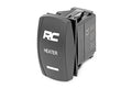 Rocker Switch | Cab Heater | 2x1 with Logo | Blue Back Light | Polaris General XP 4 1000 by Rough Country