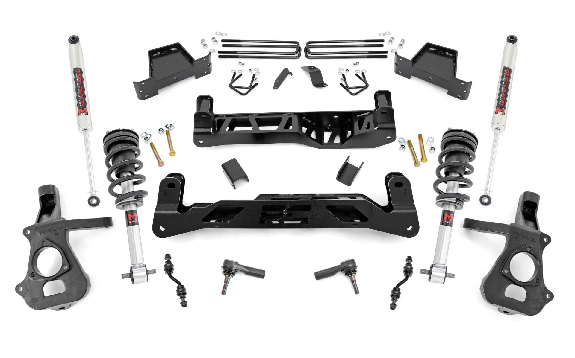 7 Inch Lift Kit | Cast Steel | M1 Struts/M1 | Chevy/GMC 1500 (14-18 & Classic) by Rough Country