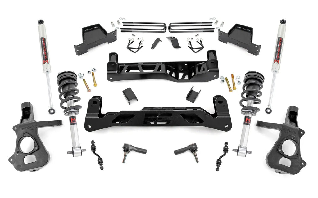 7 Inch Lift Kit | Cast Steel | M1 Struts/M1 | Chevy/GMC 1500 (14-18 & Classic) by Rough Country