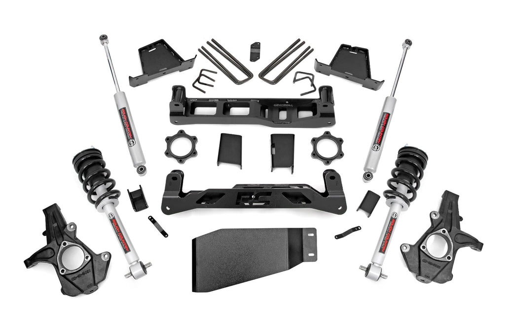 6 Inch Lift Kit | N3 Struts | Chevy/GMC 1500 4WD (07-13) by Rough Country