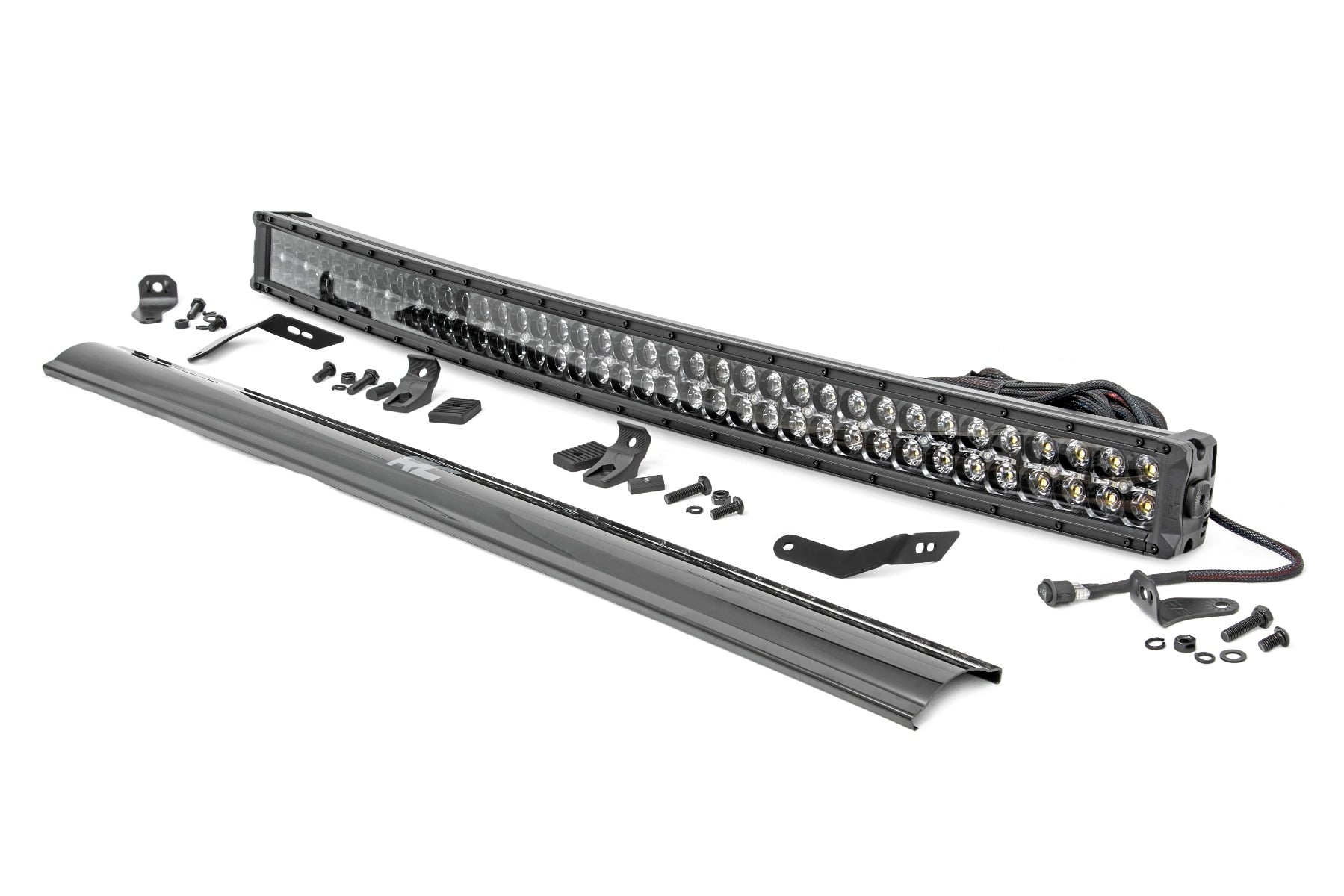 LED Light Kit | Front Mount | 40" Black Dual Row | White DRL | Honda Talon 1000 by Rough Country