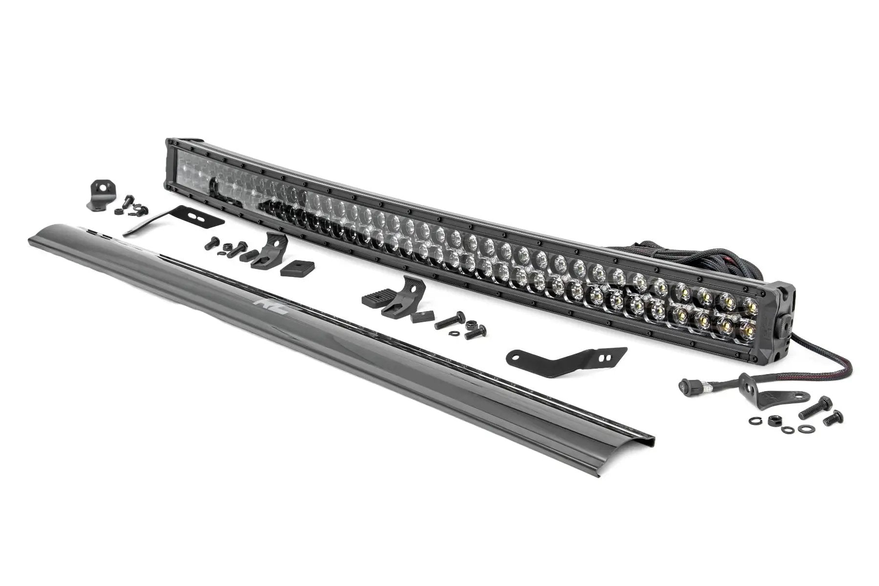 LED Light Kit | Front Mount | 40" Black Dual Row | White DRL | Honda Talon 1000 by Rough Country