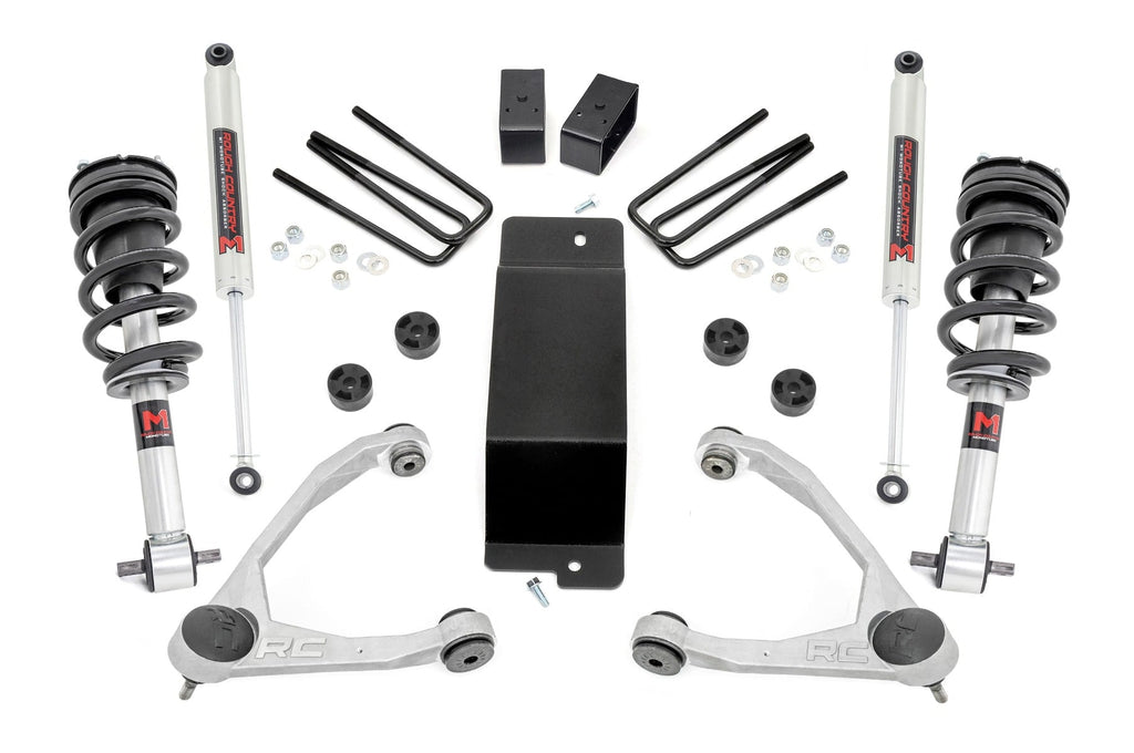 3.5 Inch Lift Kit | UCA | M1 Struts | Chevy/GMC 1500 (07-13) by Rough Country