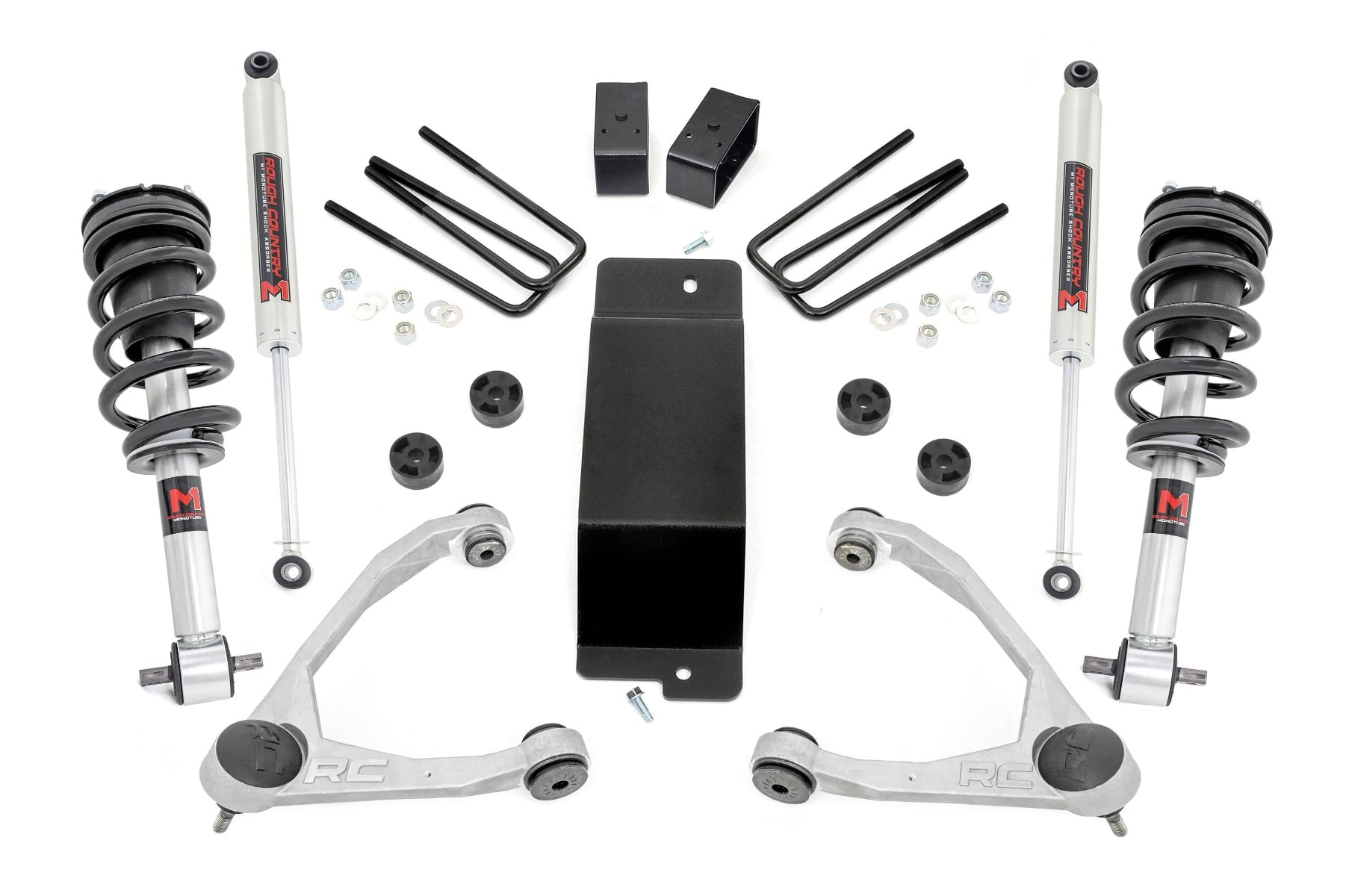 3.5 Inch Lift Kit | UCA | M1 Struts | Chevy/GMC 1500 (07-13) by Rough Country