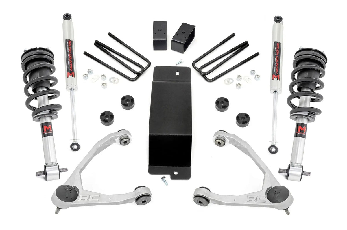 3.5 Inch Lift Kit | UCA | M1 Struts | Chevy/GMC 1500 (07-13) by Rough Country