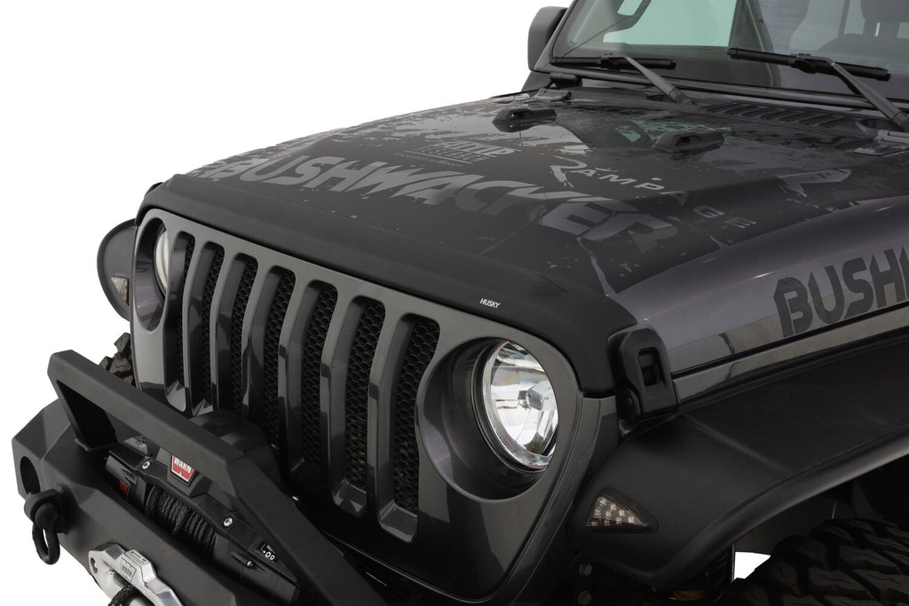 Aeroskin II Hood Protector - Matte Black Low Profile by Husky Liners