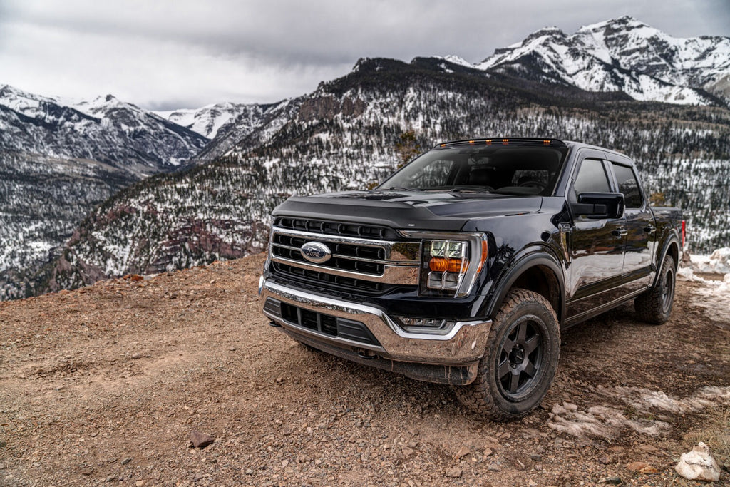 Husky 2830001 Aeroskin II Hood Protector Matte Black 15-20 Ford F-150; Does Not Fit Raptor by Husky Liners