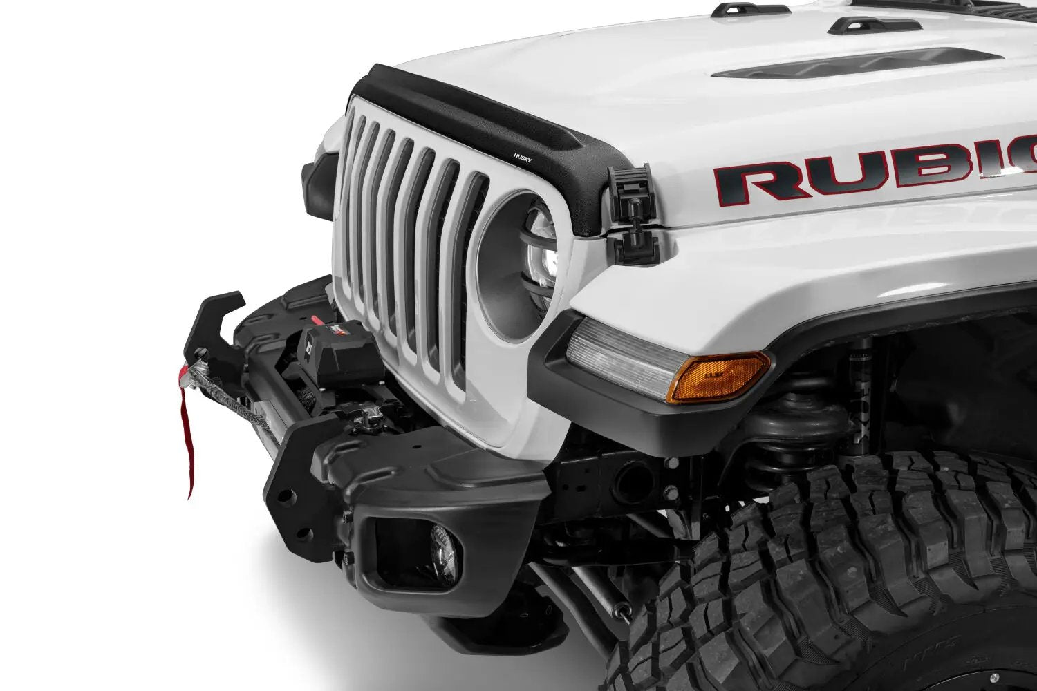 Aeroskin II Hood Protector - Matte Black Low Profile by Husky Liners