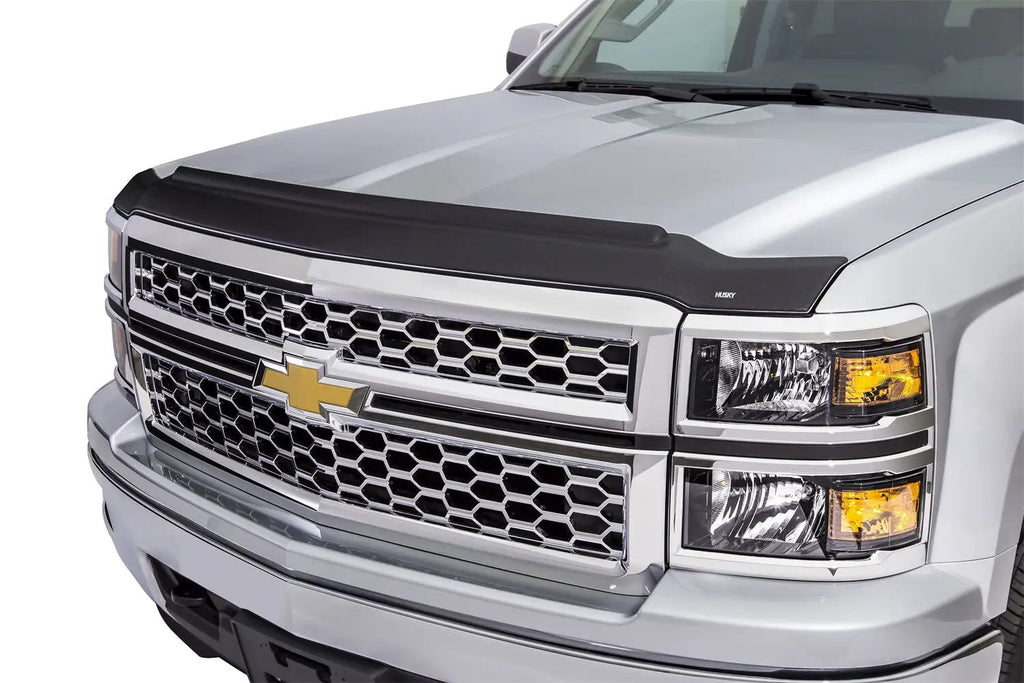 Aeroskin II Hood Protector - Matte Black Low Profile by Husky Liners