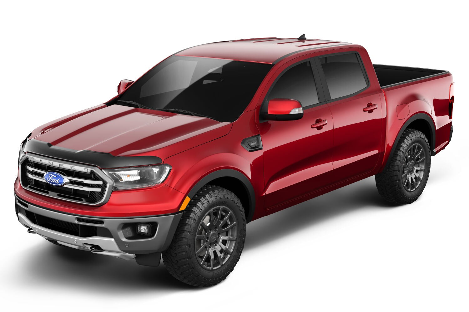 Husky Liners 2842166 Aeroskin Flush Mount Dark Smoke Hood Protector For 19-23 Ford Ranger by Husky Liners