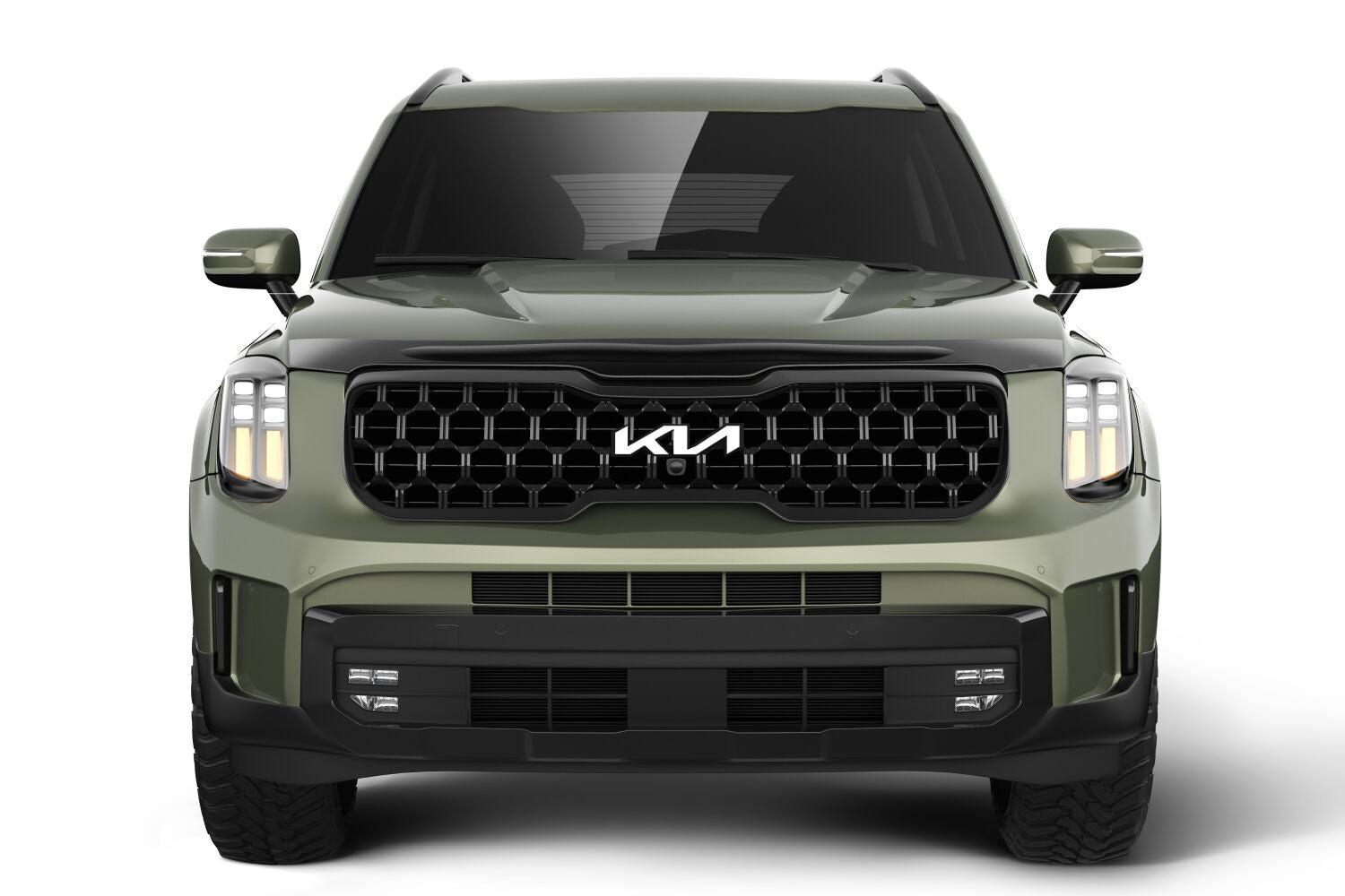 Husky 2842218 Aeroskin Smoke Hood Protector For 2020-2024 Kia Telluride by Husky Liners