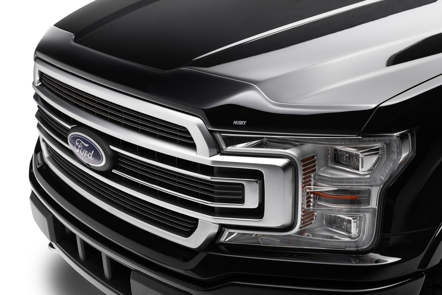 Husky Liners 2842096 Aeroskin Flush Mount Dark Smoke Hood Protector For 15-20 Ford F-150 Exc. Raptor by Husky Liners