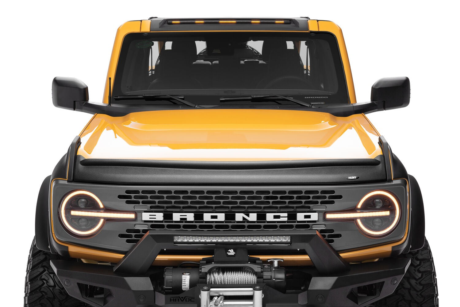 Husky 2830188 Aeroskin II Hood Protector Matte Black 2021-26 Ford Bronco Sport by Husky Liners