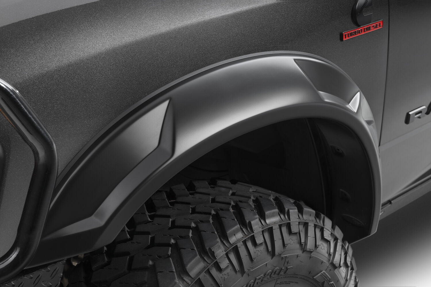 Husky Liners 2805938 DRT Matte Black Fender Flare Set 2019-26 Dodge Ram 2500/3500 HD by Husky Liners