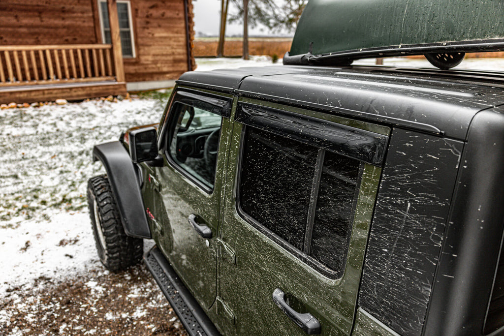 Husky Liners 2854066 Ventvisor Low Pro 4Pc Smoke 18-24 Jeep Wrangler Unlimited by Husky Liners