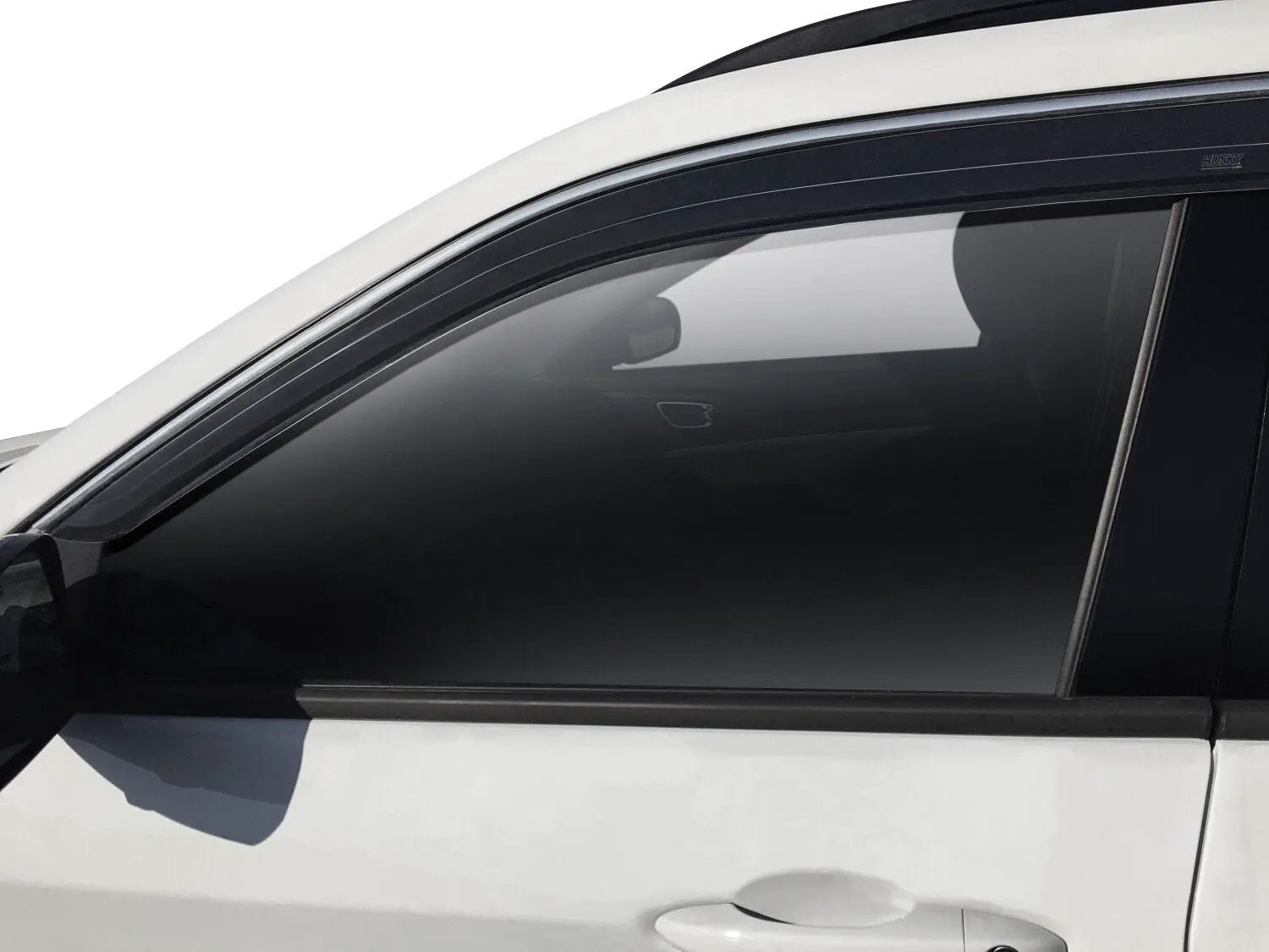 Low Profile Ventvisor Deflector; Smoke; Outside Mount; 2 pc. by Husky Liners