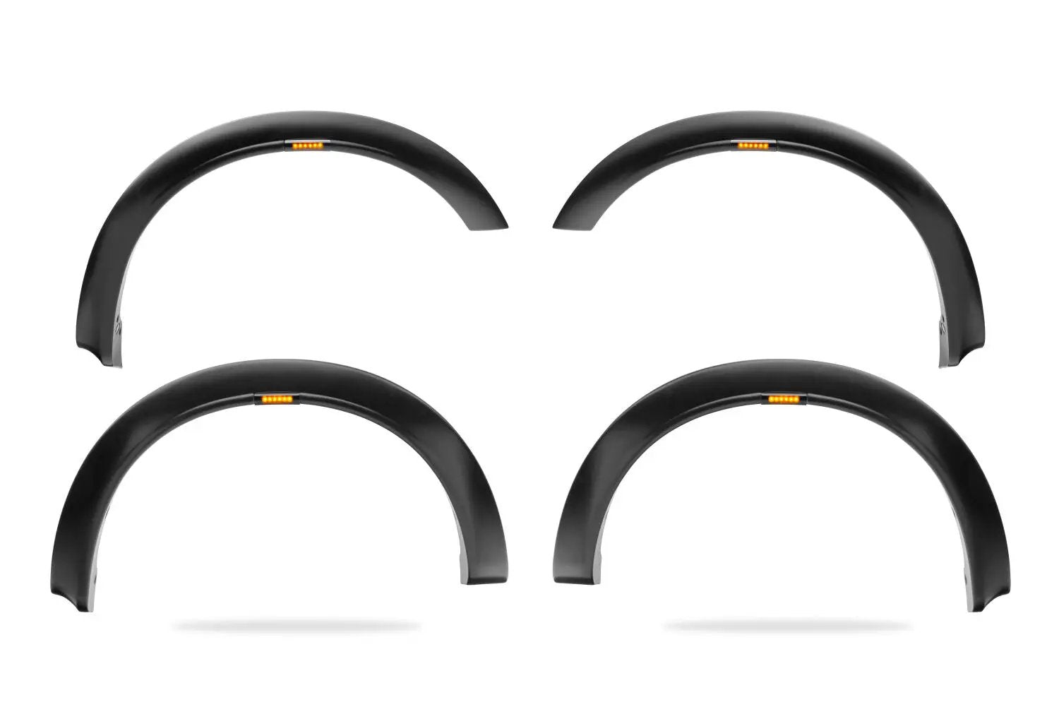 RVL Fender Flares Black Smooth Finish 4-Piece Set by Husky Liners