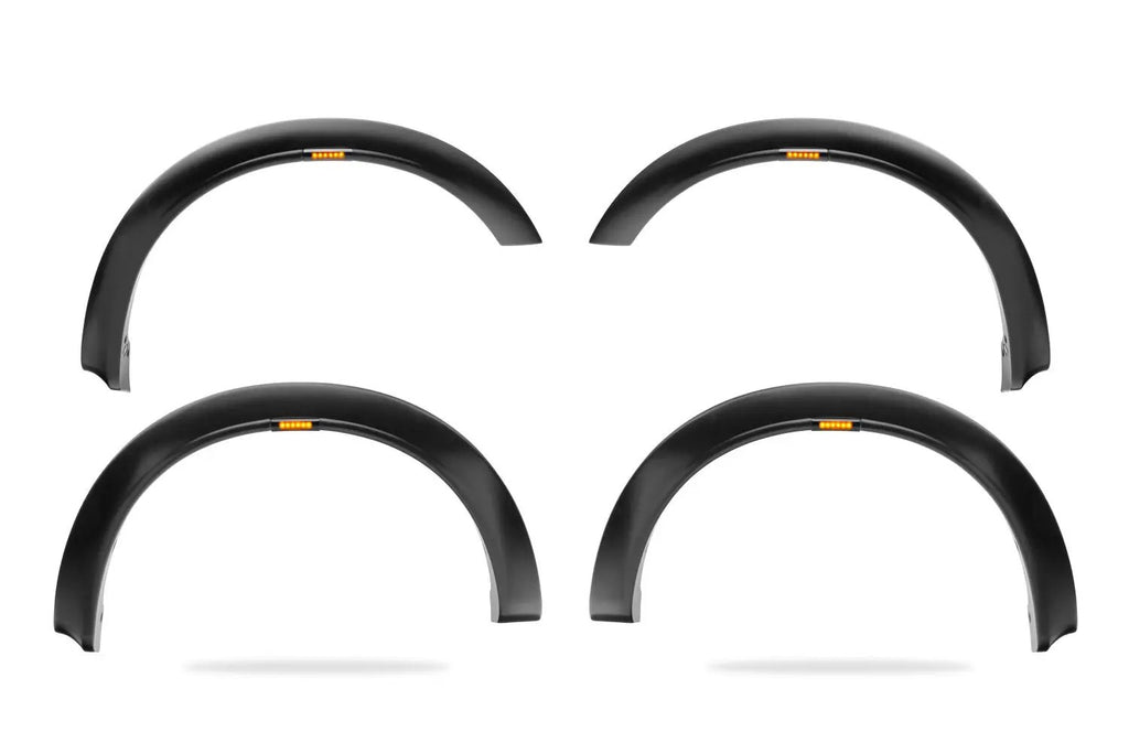 RVL Fender Flares Black Smooth Finish 4-Piece Set by Husky Liners