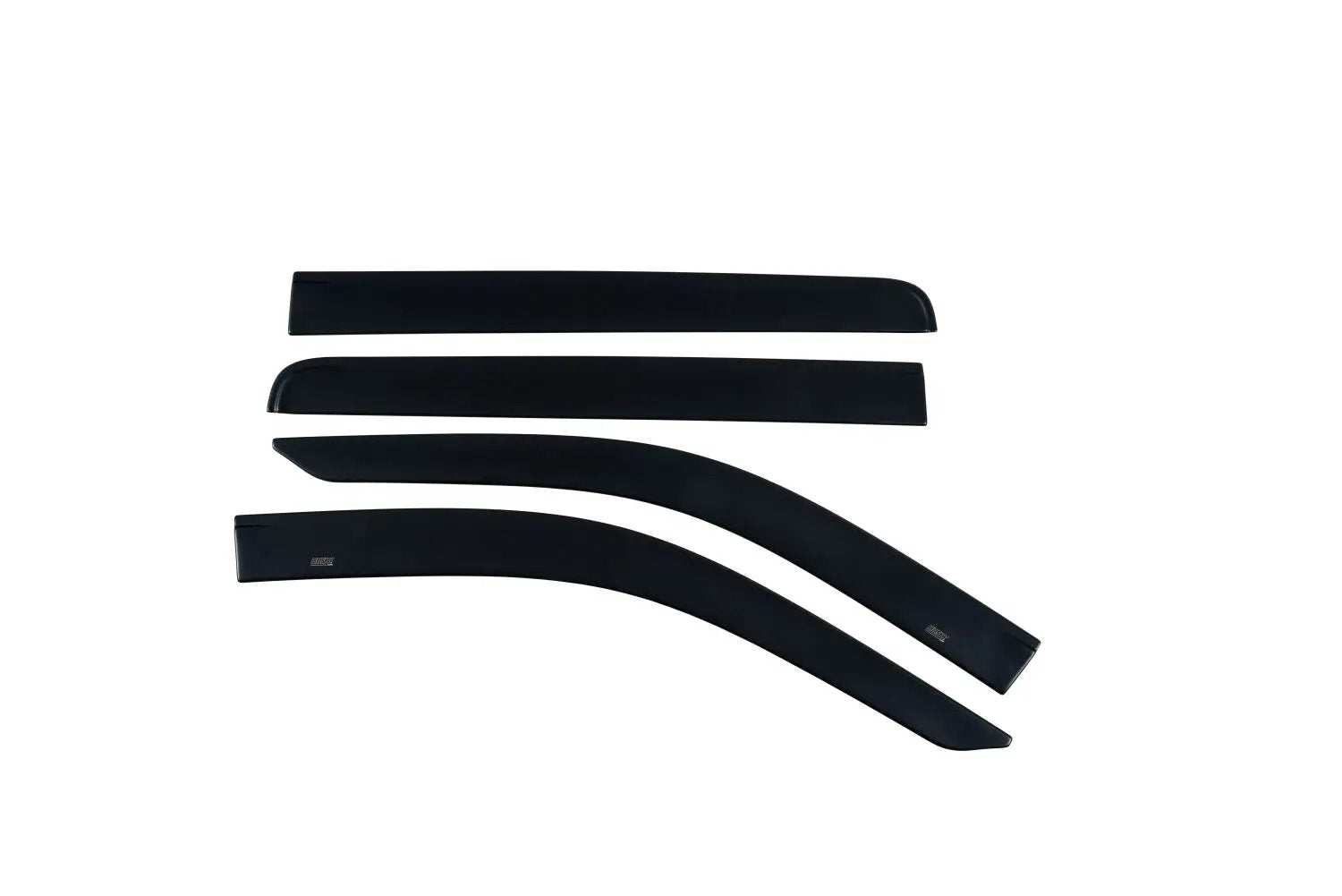 Low Profile Ventvisor Deflector; Matte Black; Outside Mount; 4 pc. by Husky Liners