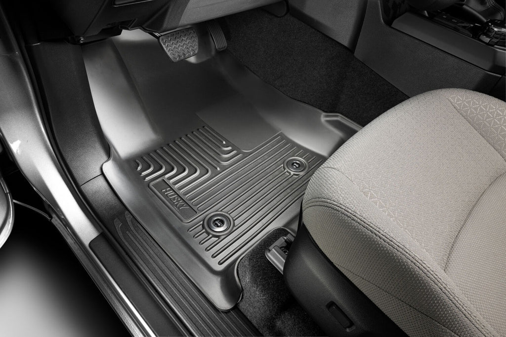 Weatherbeater Front And Second Seat Floor Liner Set; Black 96271 by Husky Liners