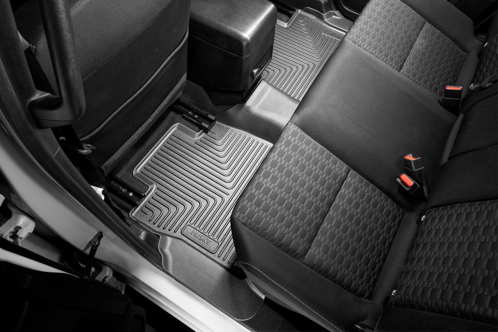 Weatherbeater Front And Second Seat Floor Liner Set; Black 96291 by Husky Liners
