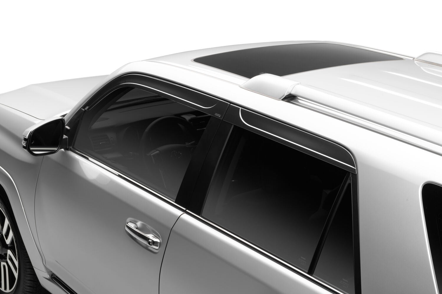 Husky Liners 2854027 Low Profile Dark Smoke Ventvisor Side Window Deflector 4-Piece Set For 2010-2023 Toyota 4Runner by Husky Liners
