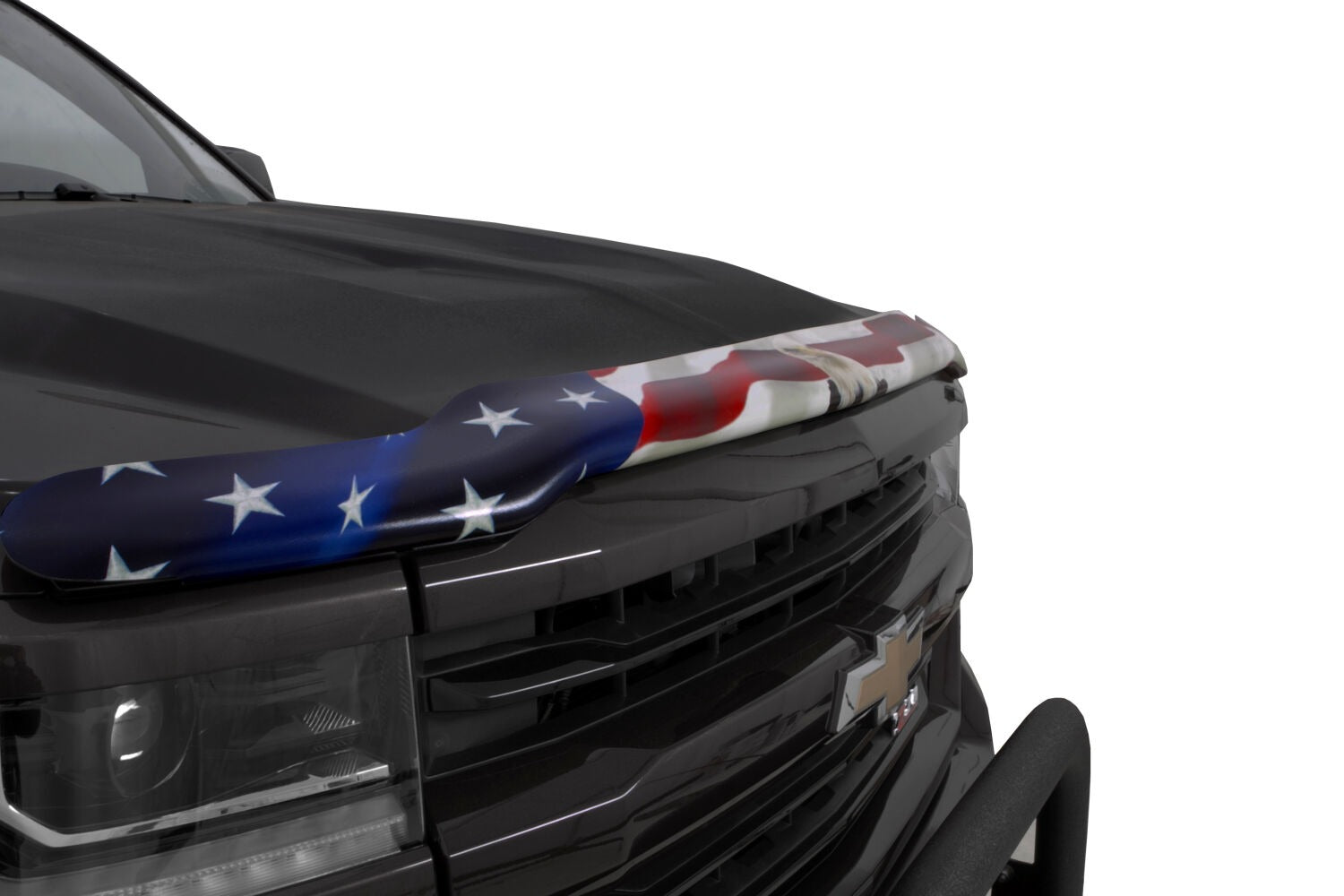Husky Liners Hood Shield Eagle With Flag Design 2818045 by Husky Liners
