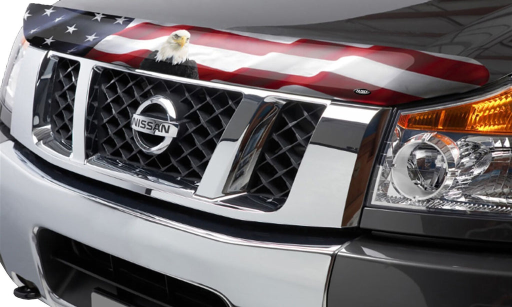 Husky Liners Hood Shield Eagle With Flag Design 2818108 by Husky Liners