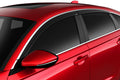 Low Profile Ventvisor Deflector; Smoke with Chrome Trim; Outside Mount; 4 pc. by Husky Liners