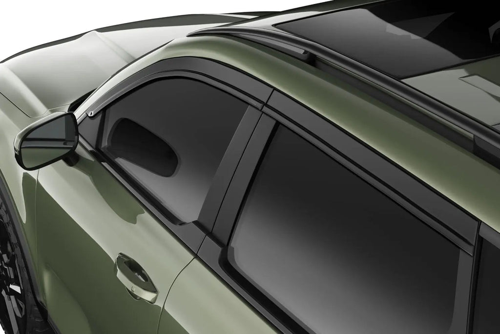 Low Profile Ventvisor Deflector; Smoke; Outside Mount; 4 pc. by Husky Liners
