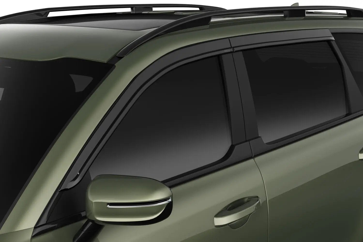 Low Profile Ventvisor Deflector; Smoke; Outside Mount; 4 pc. by Husky Liners