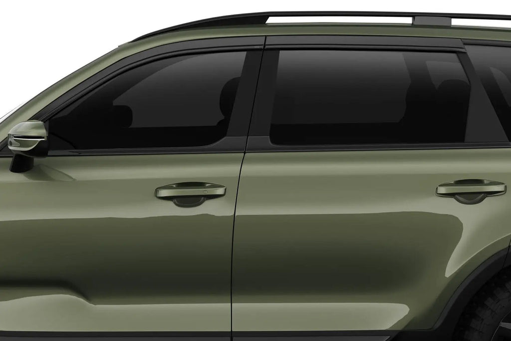Low Profile Ventvisor Deflector; Smoke; Outside Mount; 4 pc. by Husky Liners