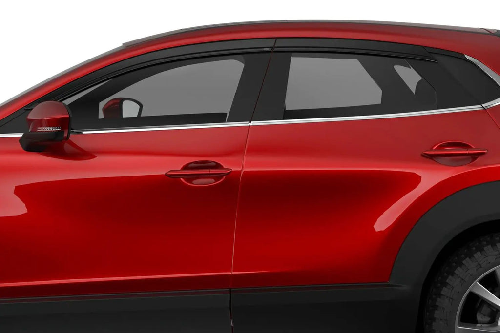Low Profile Ventvisor Deflector; Smoke; Outside Mount; 4 pc. by Husky Liners