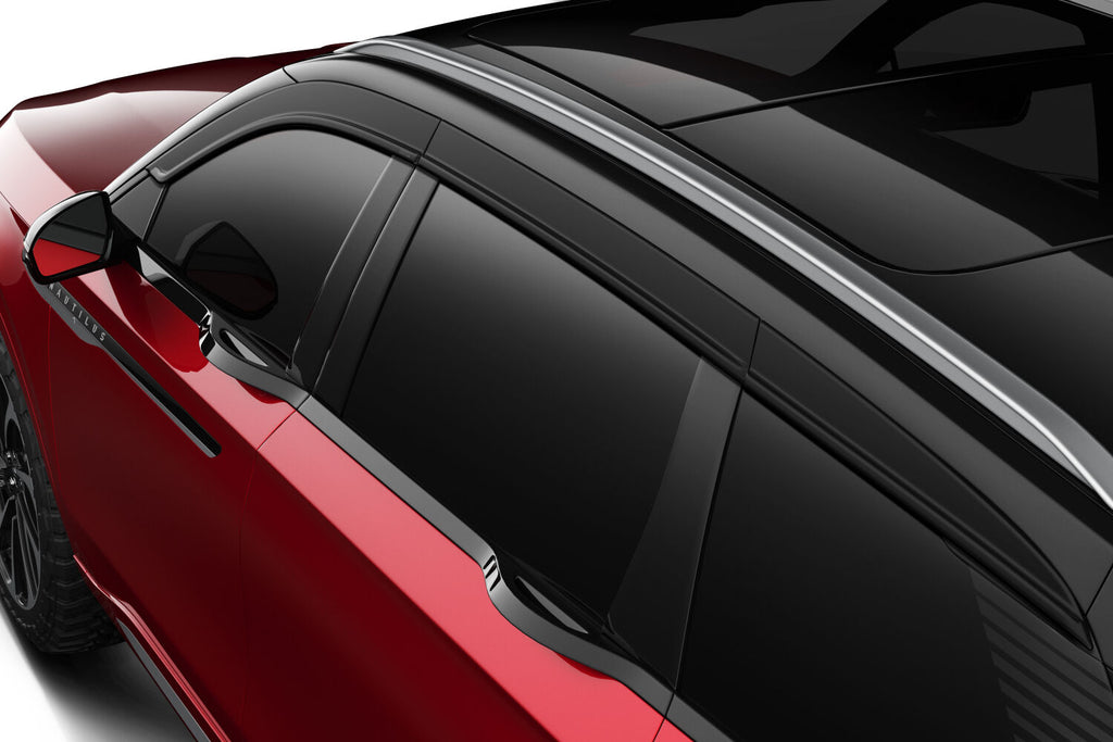Low Profile Ventvisor Deflector; Smoke; Outside Mount; 6 pc. by Husky Liners