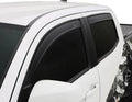 Low Profile Ventvisor Deflector; Matte Black; Outside Mount; 4 pc. by Husky Liners