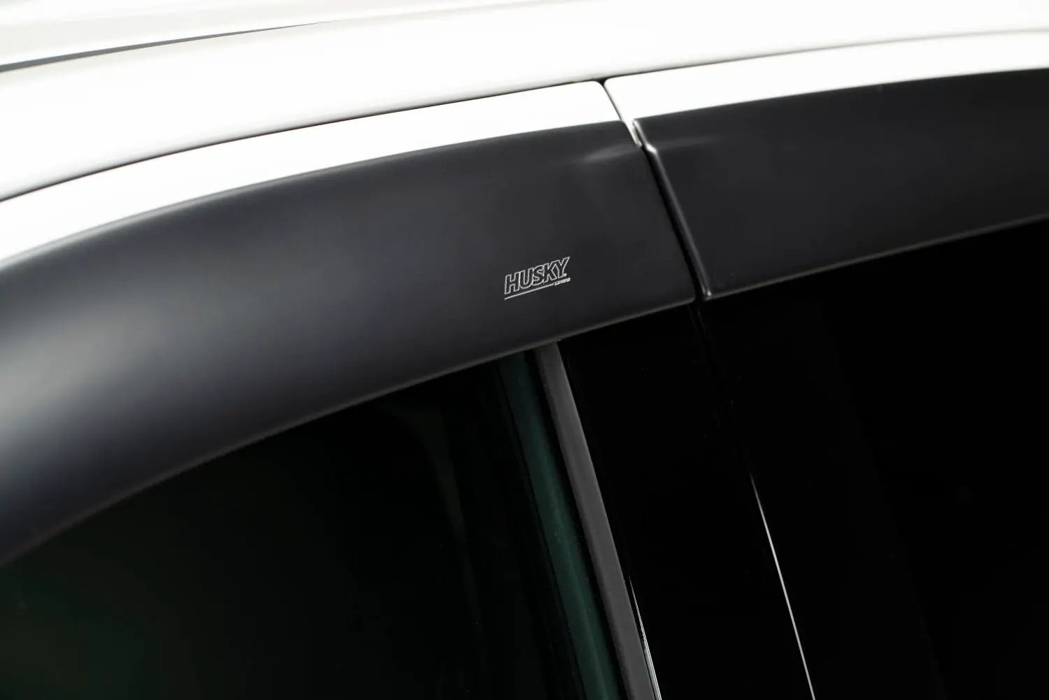 Low Profile Ventvisor Deflector; Matte Black; Outside Mount; 4 pc. by Husky Liners