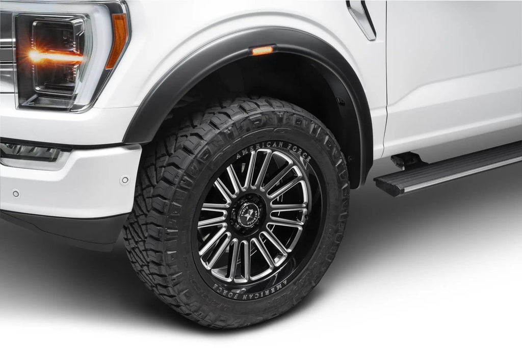 RVL Fender Flares Black Smooth Finish 4-Piece Set by Husky Liners
