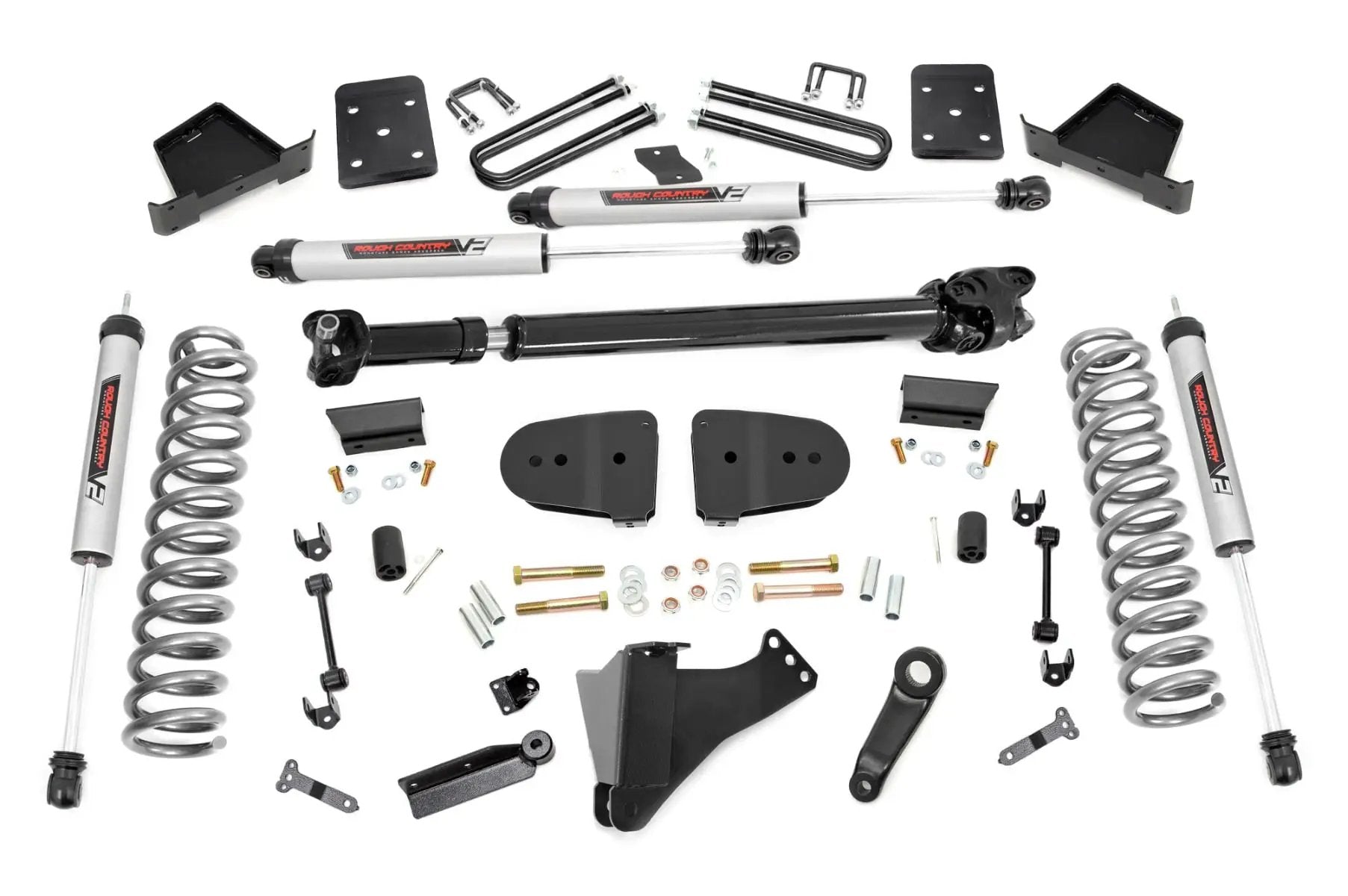 6 Inch Lift Kit | Diesel | OVLD | D/S | V2 | Ford F-250/F-350 Super Duty (23-26) by Rough Country