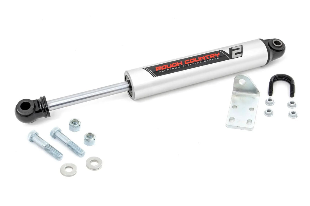 V2 Steering Stabilizer | 4-6 Inch Lift | Chevy/GMC 1500 (99-06 & Classic) by Rough Country