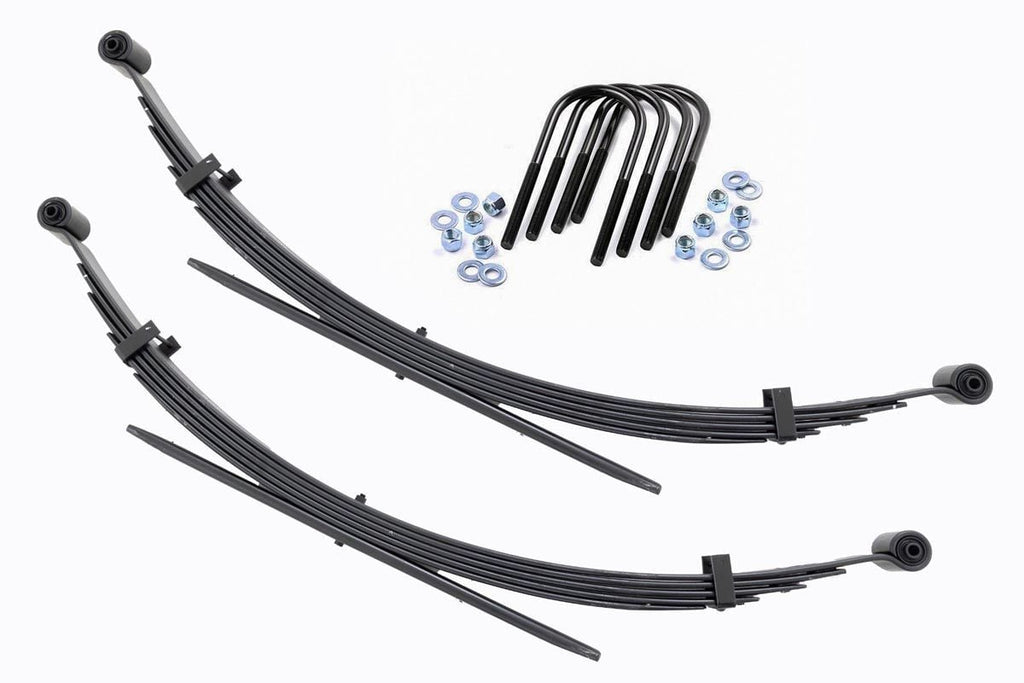 Rear 56 Inch Leaf Springs | 2" Lift | Pair | Chevy/GMC C20/K20 C25/K25 Truck 4WD (77-87) by Rough Country