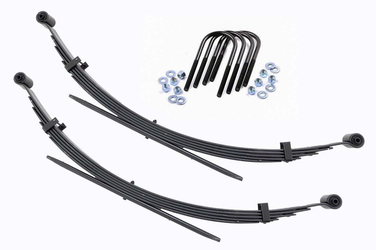 Rear 56 Inch Leaf Springs | 2" Lift | Pair | Chevy/GMC C20/K20 C25/K25 Truck 4WD (77-87) by Rough Country